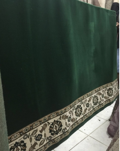 karpet masjid al shola hijau